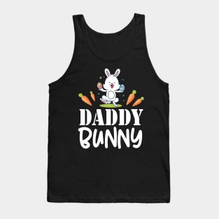 Bunny Play Easter Eggs Carrots Happy Easter Day Daddy Bunny Tank Top